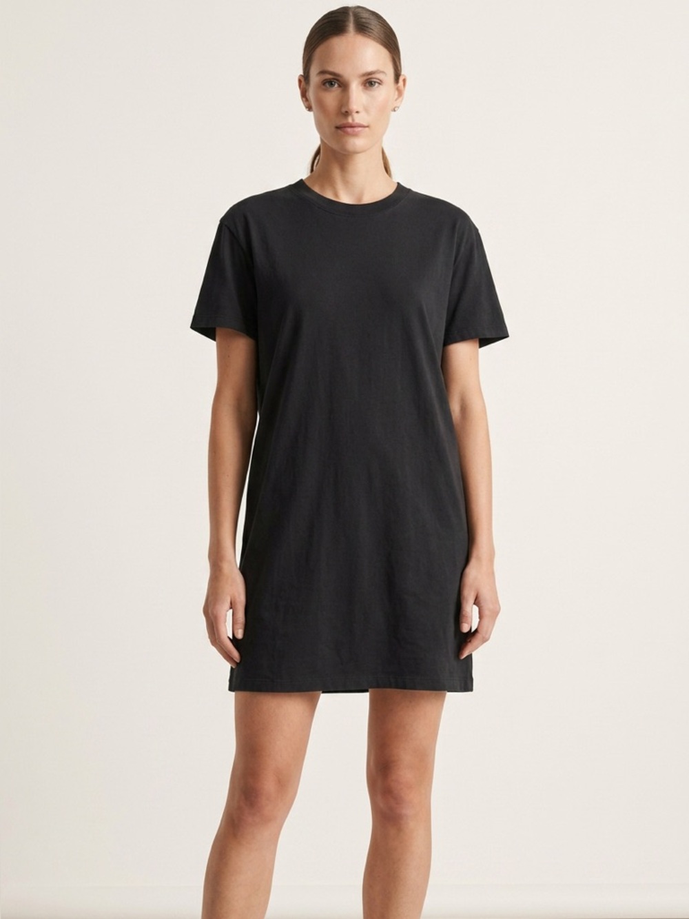 Madewell Classic Black T-Shirt Dress